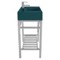 Modern Console Sink Vanity, Green Ceramic Sink, 32